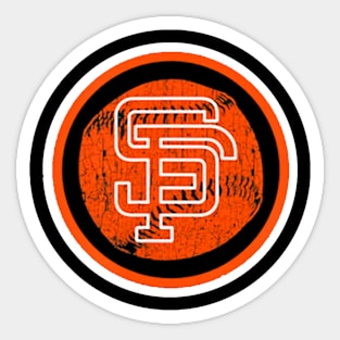 Vintage San Francisco Baseball SF Sticker